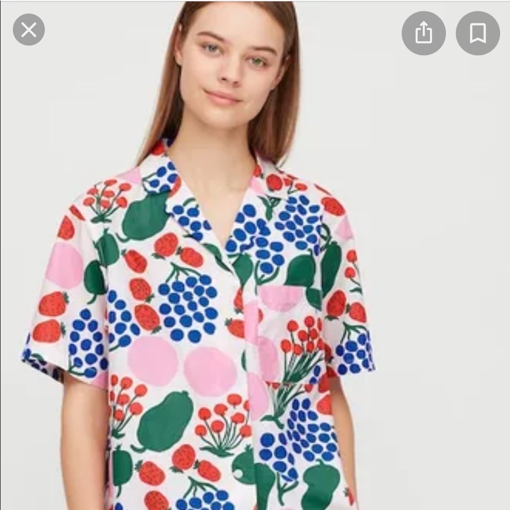 Marimekko Uniqlo Shirt size xs